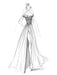 boho wedding dresses 2021 lace off the shoulder short sleeve floor length split front bridal dress with train